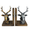 Gouden Boekensteun Sculptuur - Natuur & Dier Thema