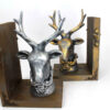 Gouden Boekensteun Sculptuur - Natuur & Dier Thema