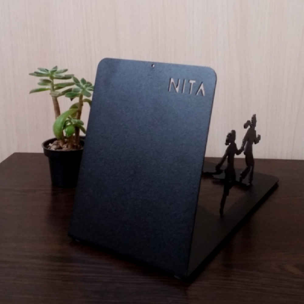 Nita Design Metalen Boekensteun – Artistiek