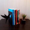 Vogel-Thema Metaal Kunst Boekensteun – Perfect voor Natuurliefhebbers