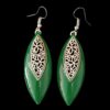 Hangende Metalen Oorbellen met Traditionele Stijl Naz