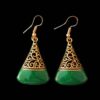 Hangende Metalen Oorbellen met Traditionele Stijl Farnoosh