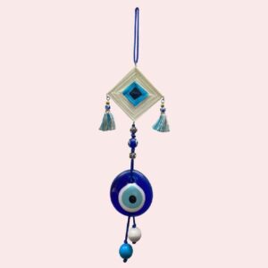 Handgemaakte Boze Oog Wand Hanger Amulet Model Vida
