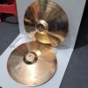 Iraanse Metalen Senj Cimbaal met Houten Handvat 40 cm