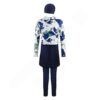Islamitisch Marineblauw Dames Bescheiden Zwemkleding