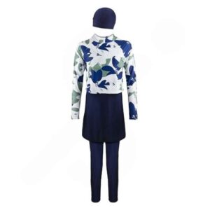 Islamitisch Marineblauw Dames Bescheiden Zwemkleding