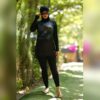 Islamitisch Dames Bescheiden Zwemkleding Model Elham