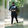 Islamitisch Dames Bescheiden Zwemkleding Model Elham