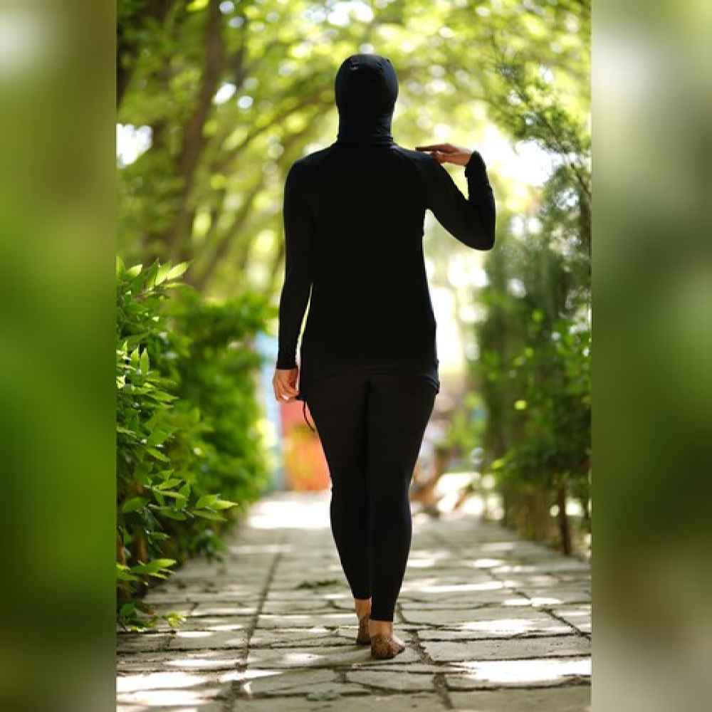 Islamitisch Dames Bescheiden Zwemkleding Model Nila