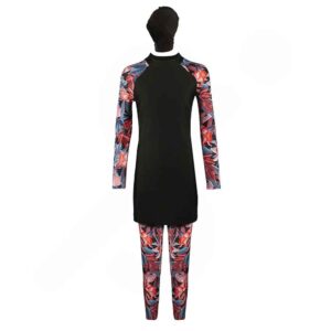 Dames Lange Mouw Bescheiden Burkini Zwemkleding