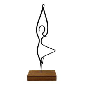 Metalen Minimalistisch Beeldje – Balletdanseres