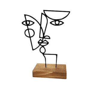 Metalen Minimalistisch Sculptuur – Model Chehreh