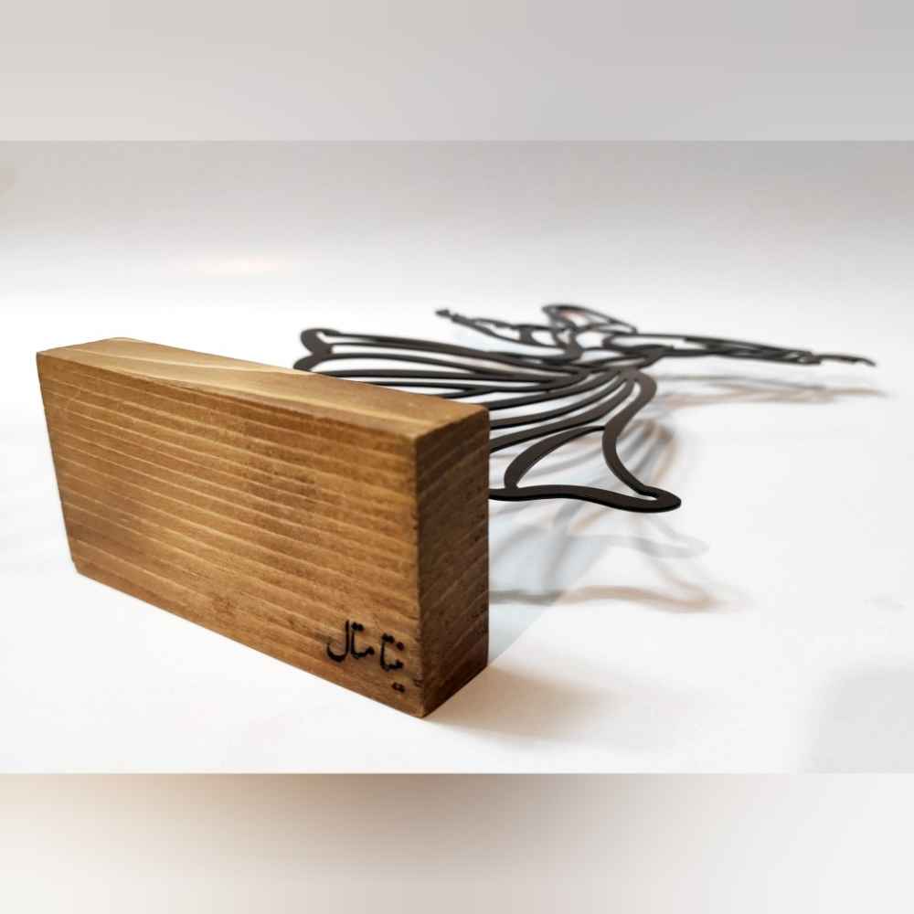 Metalen Minimalistisch Beeldhouwwerk Sculptuur Sama Dans