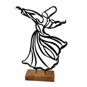 Metalen Minimalistisch Beeldhouwwerk Sculptuur Sama Dans