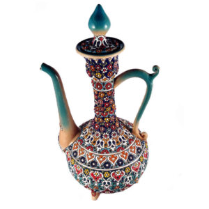 Perzische Rozenwater Sprenkelaar – Emaille Sahel Blauw Aardewerk
