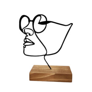 Metalen Minimalistisch Beeldhouwwerk Sculptuur Dokhtar