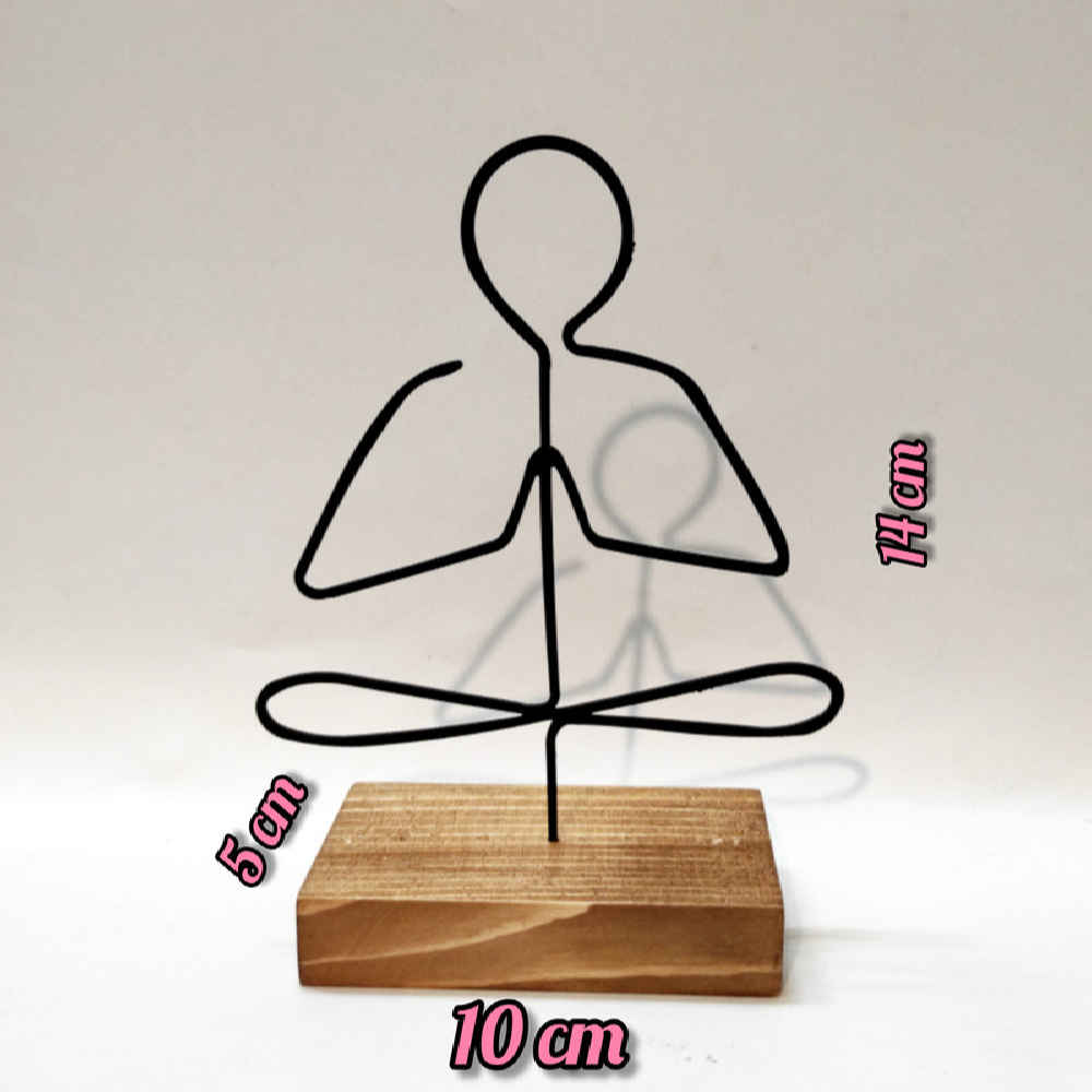 Metalen Minimalistisch Beeldhouwwerk Sculptuur Yuga