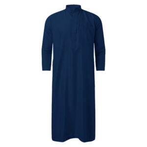 Donkerblauwe Arabische Gewaad (Thawb) – Emirati Stijl