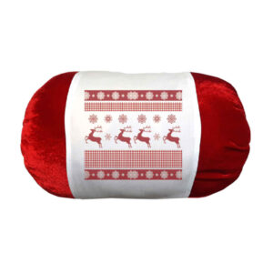 Fluwelen Rolkussen Deer – Rood