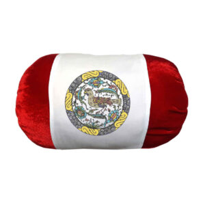 Fluwelen Rolkussen Bird – Rood