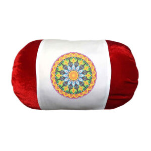 Fluwelen Rolkussen Sadaf – Rood