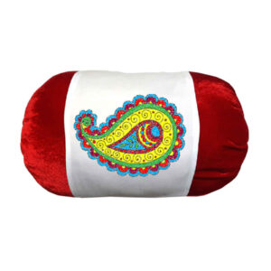 Fluwelen Rolkussen Mona – Rood