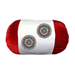 Fluwelen Rolkussen Negah – Rood