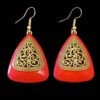 Hangende Metalen Oorbellen met Traditionele Stijl Shamim