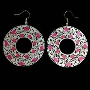 Hangende Metalen Oorbellen met Traditionele Stijl Mehr