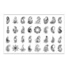 Perzische Zelfklevende Paisley Nagelstickers