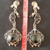 Hangende Metalen Oorbellen met Traditionele Stijl Saba