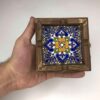 Perzische Houten Asbak – Traditionele Tegel Sonati