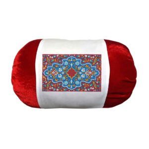 Fluwelen Rolkussen Bahar – Rood