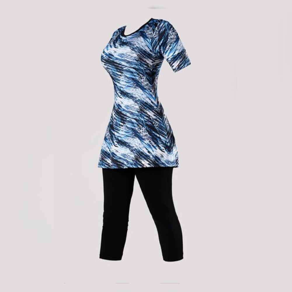 2-Delige Dames Korte Mouw Rash Guard Zwemkostuum