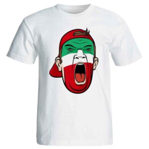 Iran Voetbalfan T-shirt Model Havadari – Wit