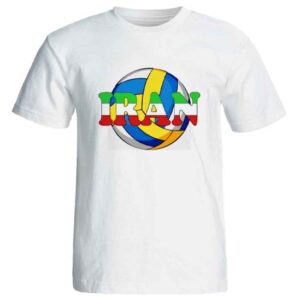 Iran Volleybalfan T-shirt – Wit