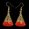 Hangende Metalen Oorbellen met Traditionele Stijl Farnoosh