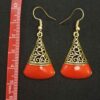 Hangende Metalen Oorbellen met Traditionele Stijl Farnoosh