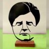 Metalen Minimalistische Sculptuur Mohammad-Reza Shajarian