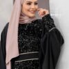 Stijlvolle Abaya voor Dames Elegant Zwart met Glanzende Pailletten
