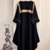 Stijlvolle Abaya voor Moslimvrouwen met Zachte Katoenen Stof