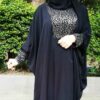 Stijlvolle Vlinder Abaya voor Dames – Elegante & Comfortabele Kreukstof