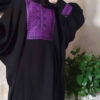 Traditionele Vlinder Abaya voor Moslimvrouwen – Zachte Kreukstof