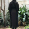 Traditionele Vlinder Abaya voor Moslimvrouwen – Zachte Kreukstof