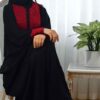 Traditionele Vlinder Abaya voor Dames – Geborduurd met Zachte Stof
