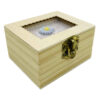 Handmatig Houten Muziekdoosje Model Flower