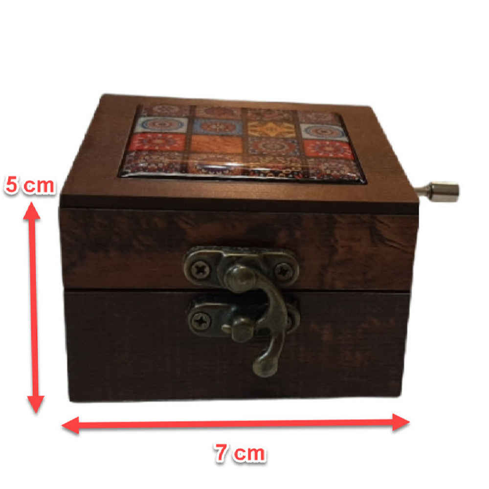 Handmatig Houten Muziekdoos Model Parham