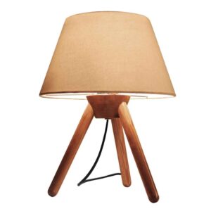 Accent Houten Tafellamp Handgemaakt Liana