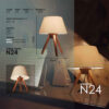 Accent Houten Tafellamp Handgemaakt Liana
