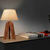 Accent Houten Tafellamp Handgemaakt Messina